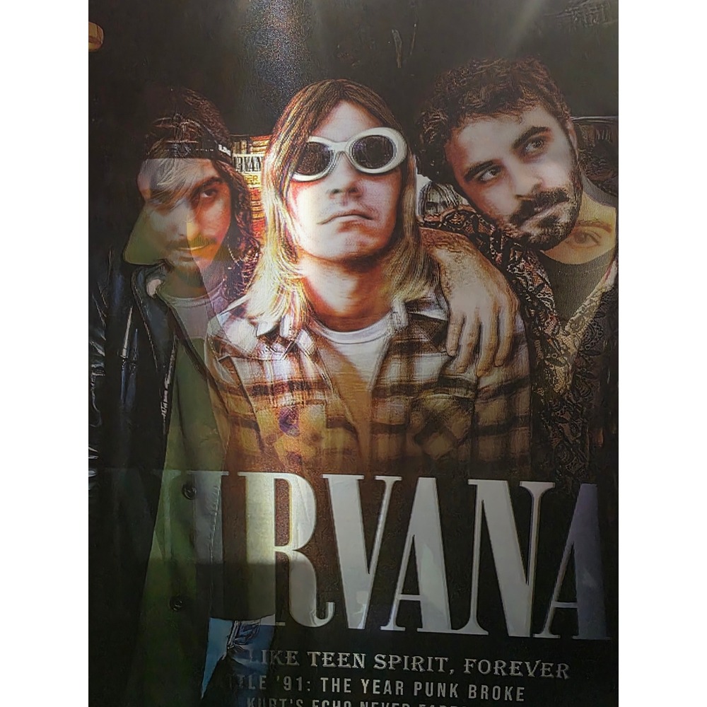 Nirvana Music 3D Lenticular Poster 12x16